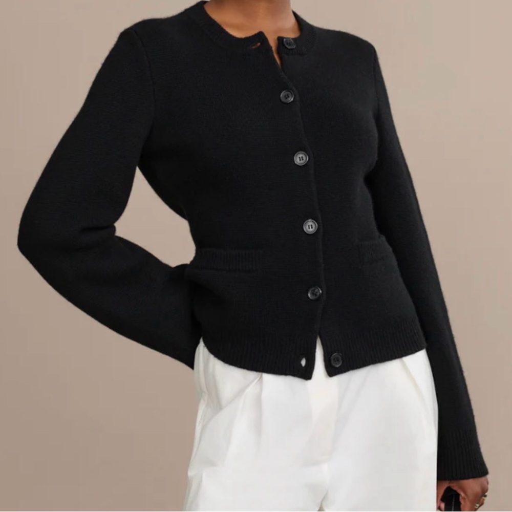 Jenni Kayne Black Cooper Cardigan - Picture 7 of 8